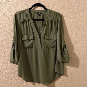 Torrid georgette blouse size 0